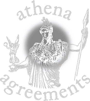 Athena logo Reverse Small